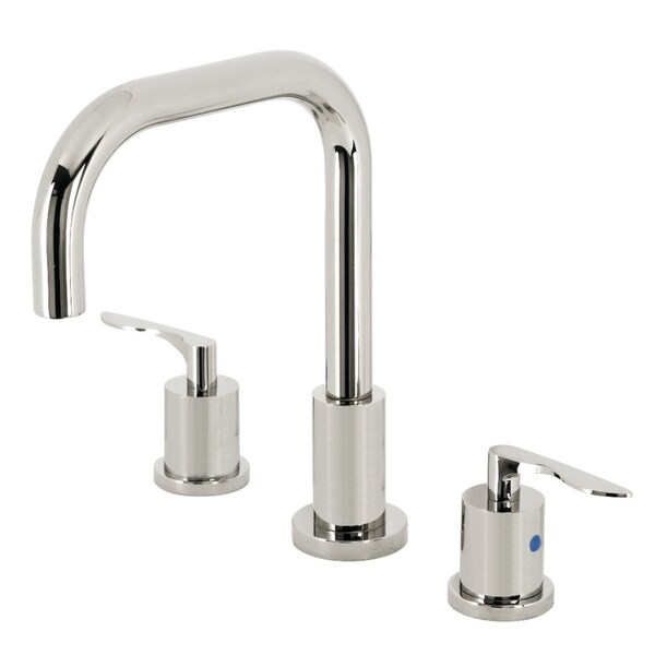 Kingston Brass FSC8939SVL Widespread Bathroom Faucet with Brass Pop-Up, Polished Nickel FSC8939SVL - main